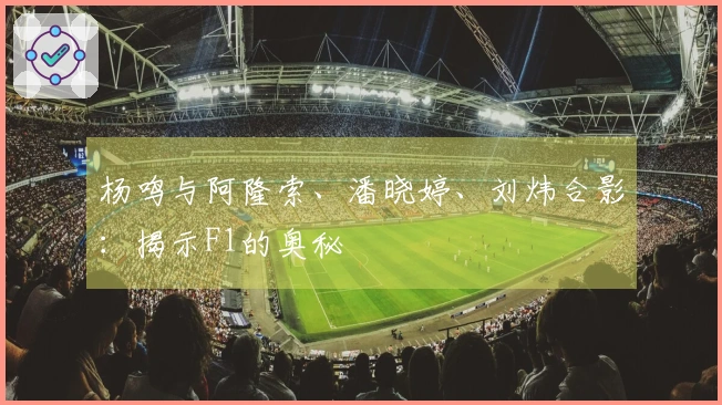 杨鸣与阿隆索、潘晓婷、刘炜合影：揭示F1的奥秘